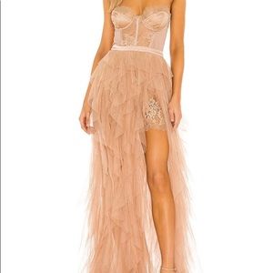 For Love & Lemons bustier gown
